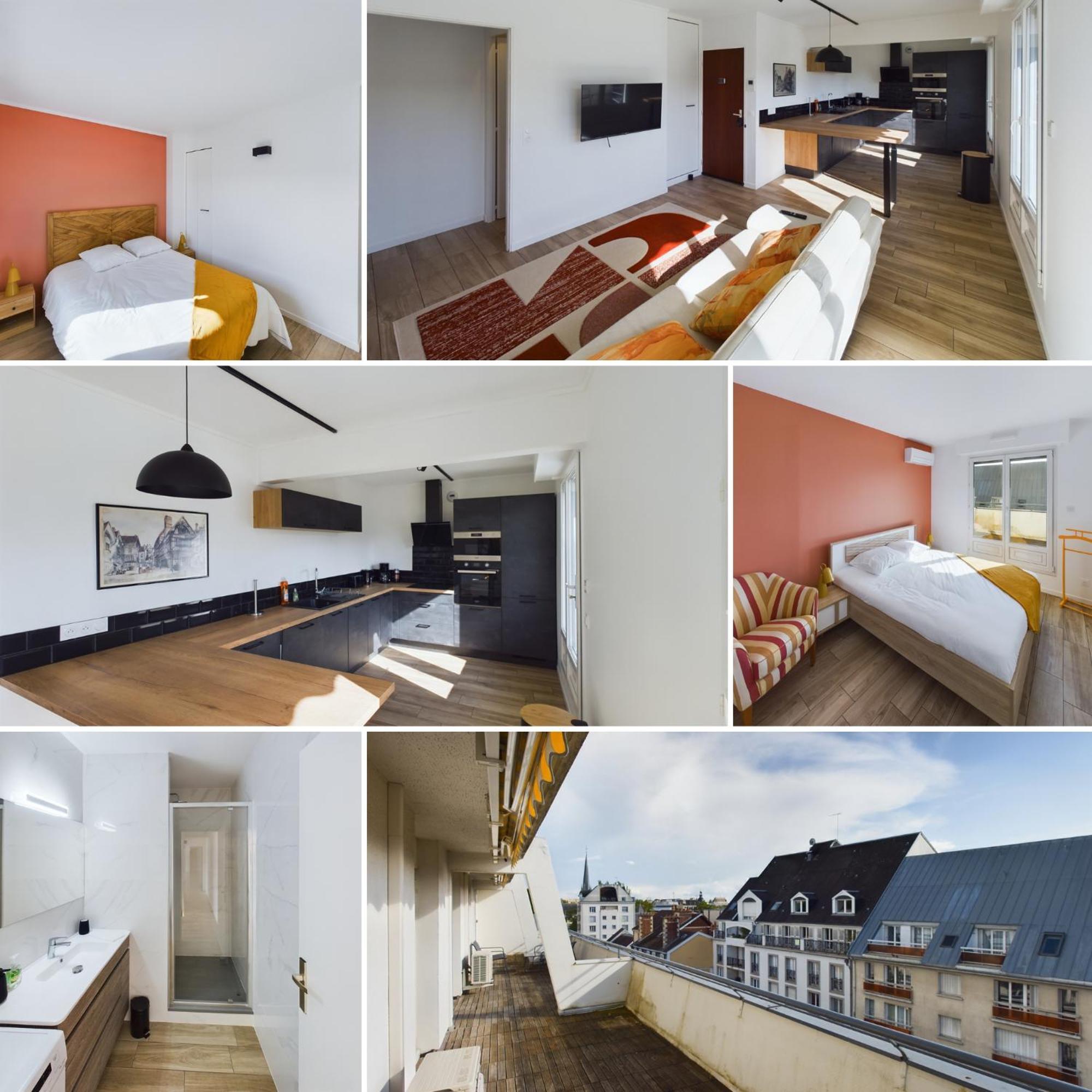 Le Panorama Premium - Superbe Vue Apartment ทรัวส์ ภายนอก รูปภาพ